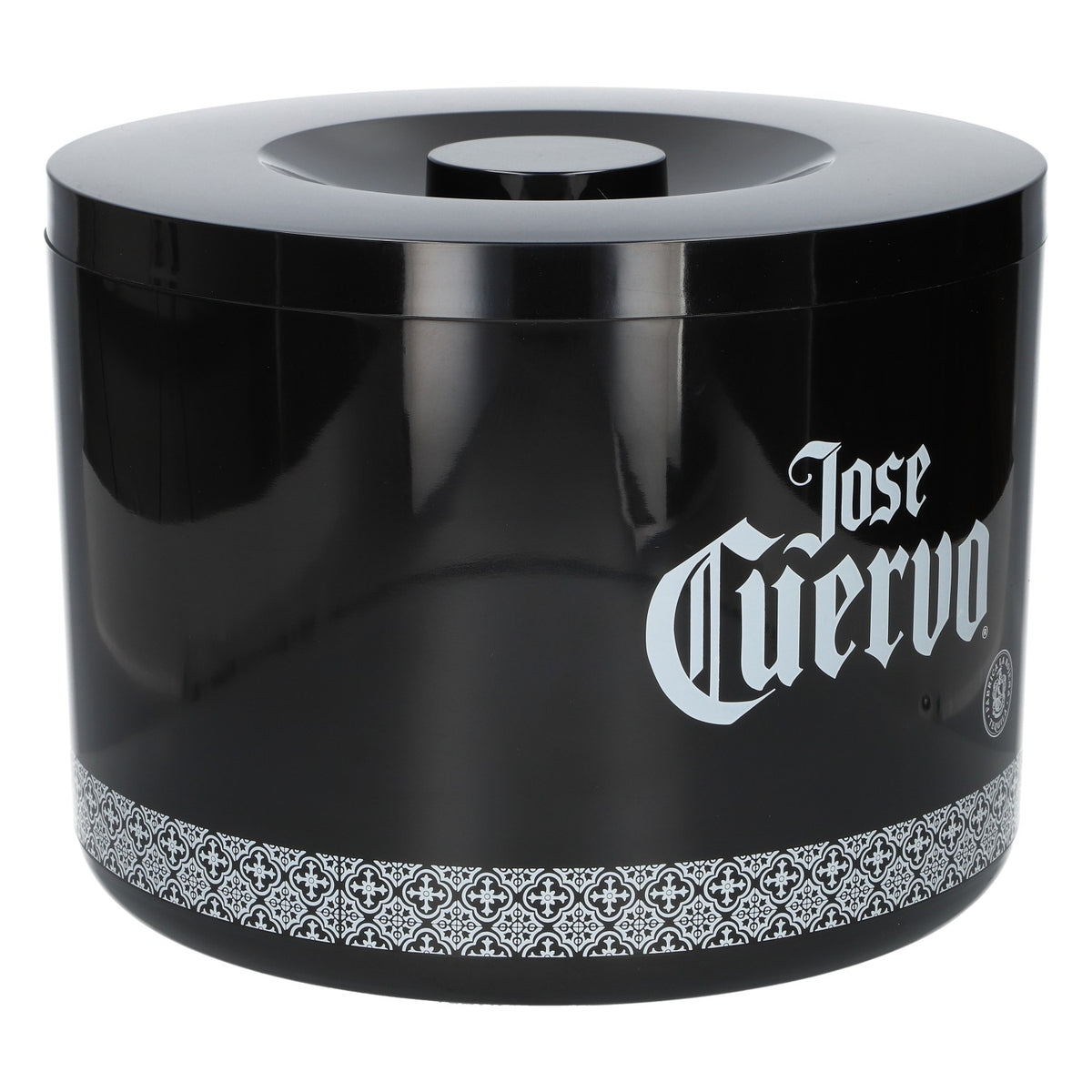 Jose Cuervo Tequila – chłodziarka do tequili, wiadro na lód, akcesoria barowe, chłodziarka do butelek, imprezowa, czarna – Widok 2