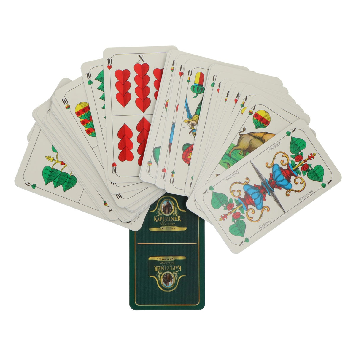 Kapuziner Bier Skat Kartenspiel – Traditionelles Kartendeck für Sammler – Ansicht 2