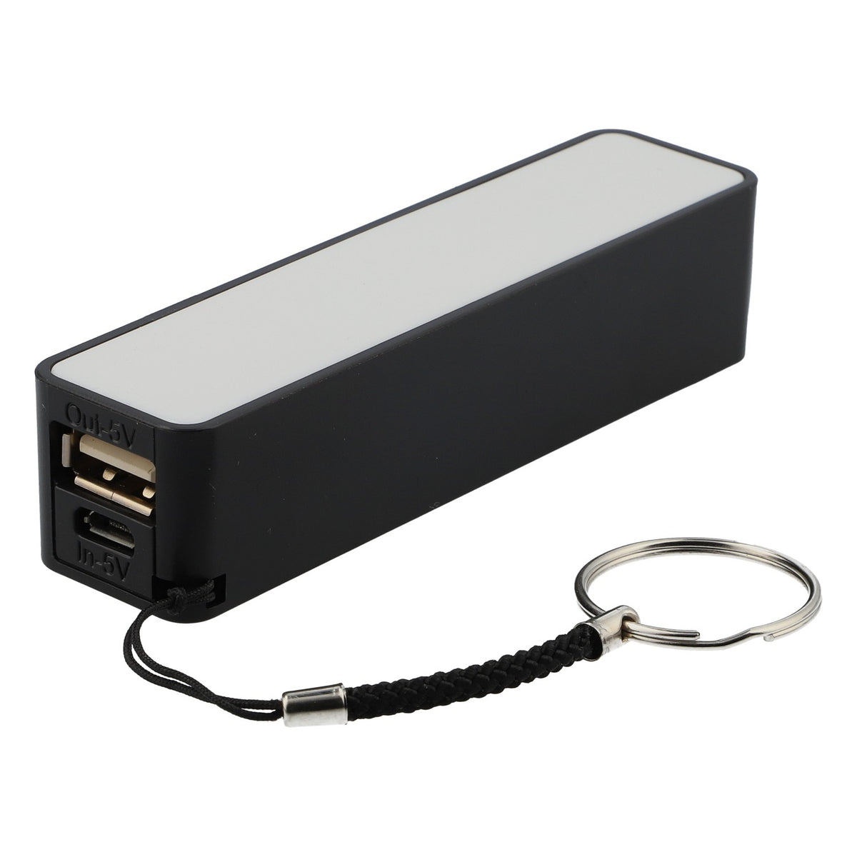 Karamalz Beer Powerbank Akumulator do telefonu komórkowego 1800 mAh z brelokiem do kluczy, czarny – Widok 2