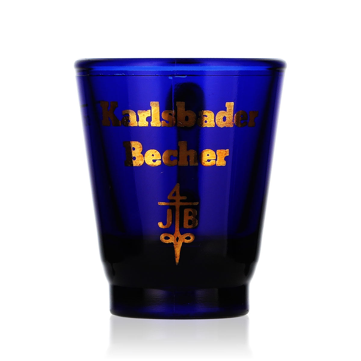 Karkonoska wódka Szklanka Shotglas Kurzer Stamper 2cl niebieska złote logo