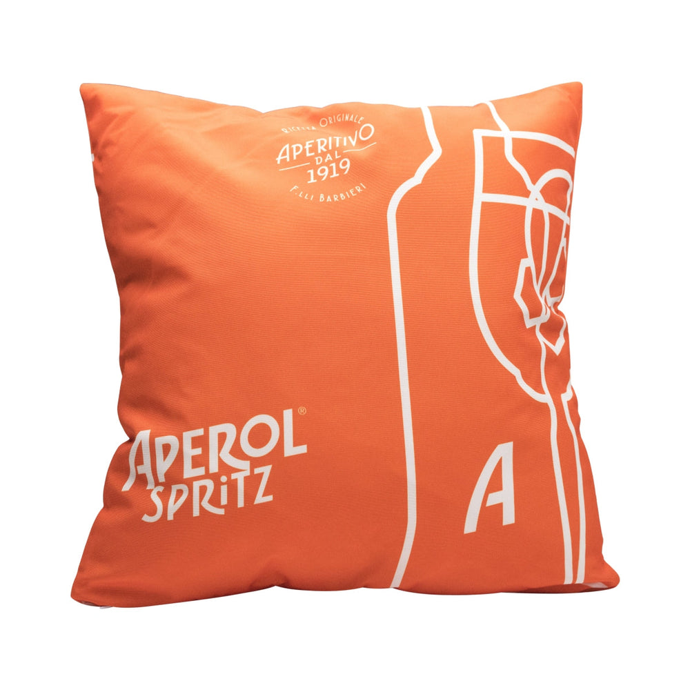 Aperol Spritz Poduszka Pomarańczowa Aperitivo 1919 40x40 Dekoracja Zewnętrzna Lounge Sofa Bar