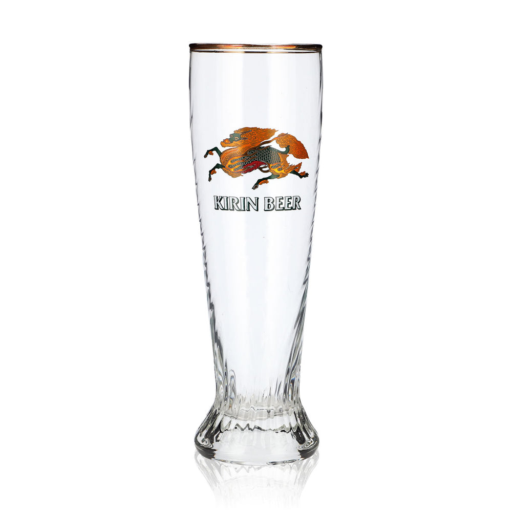 Szklanka do piwa Kirin Ichiban 0,3 l, szklanka do piwa pszenicznego z reliefem „Sahm Schönsee”