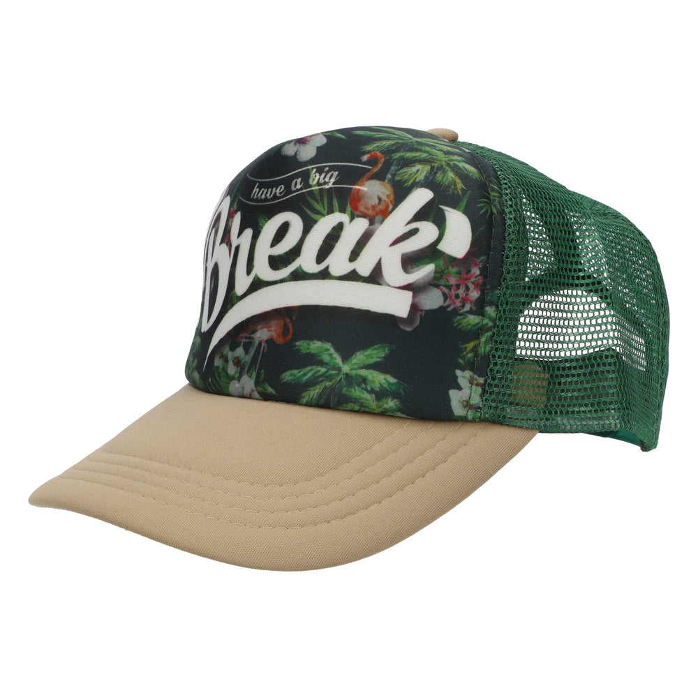 Czapka z daszkiem KitKat Baseball Cap Trucker Cap Basecap Czapka zielona