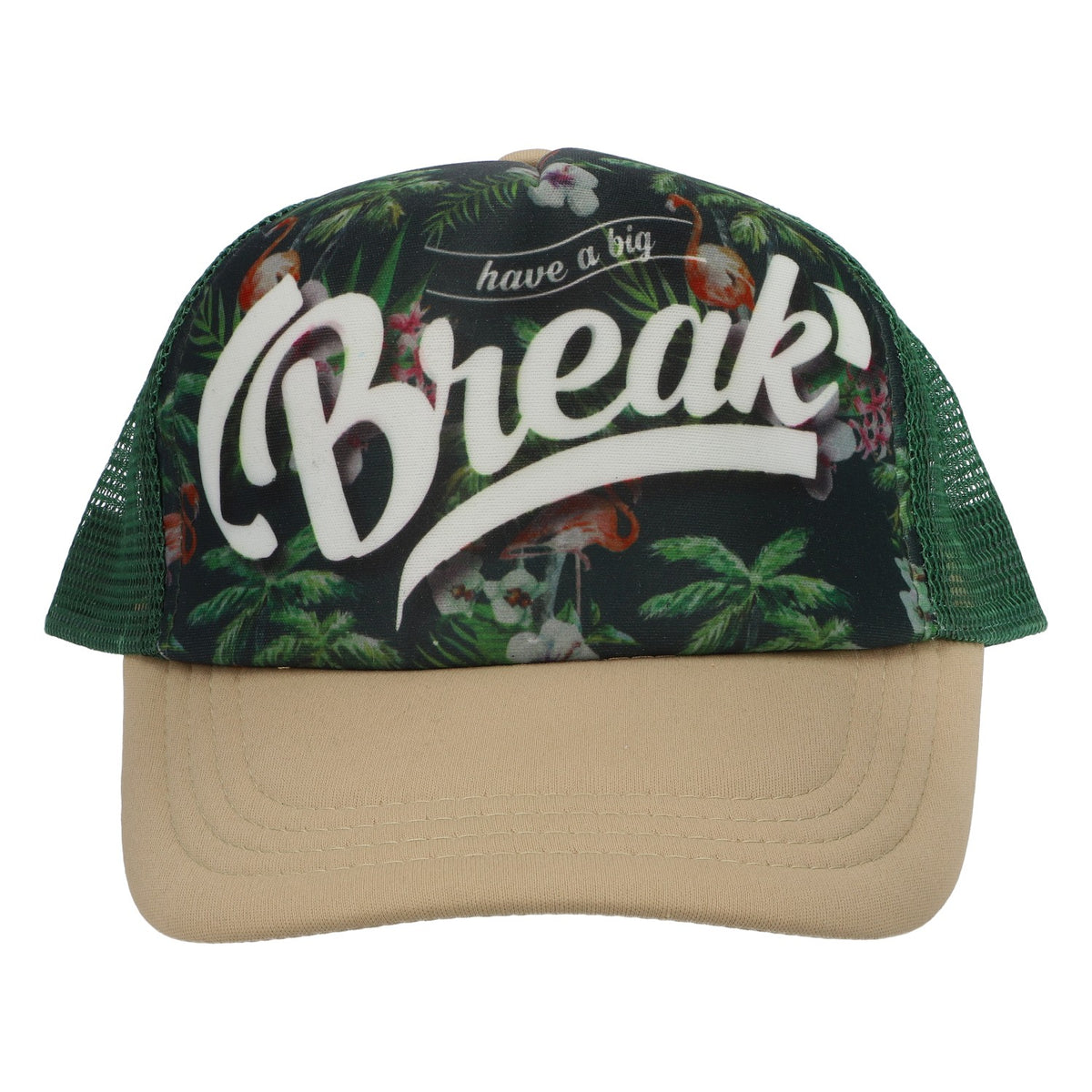 Czapka z daszkiem KitKat Baseball Cap Trucker Cap Basecap Czapka zielona – Widok 4