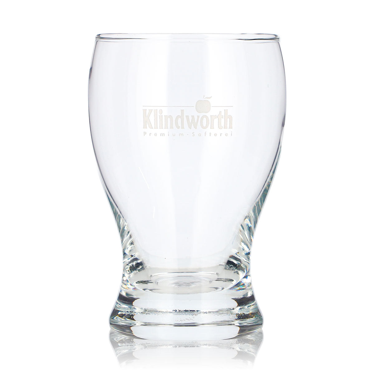 Szklanka do napojów bezalkoholowych Klindworth 0,19 l, typu longdrink, seria Premium Safterei, z białym logo