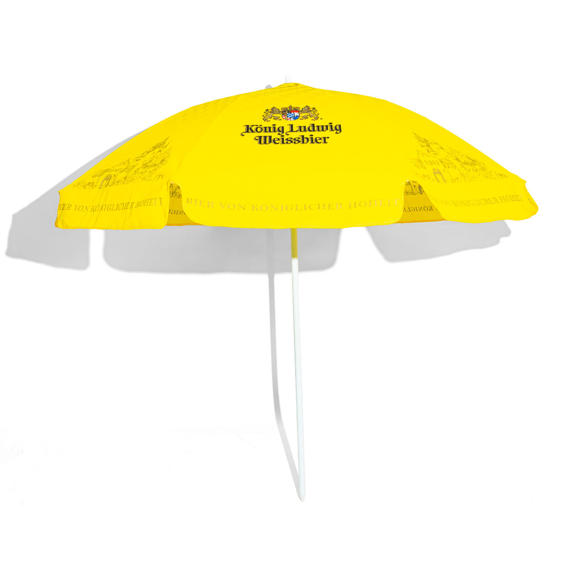 Parasol przeciwsłoneczny König Ludwig Bier, wersja żółta, składany