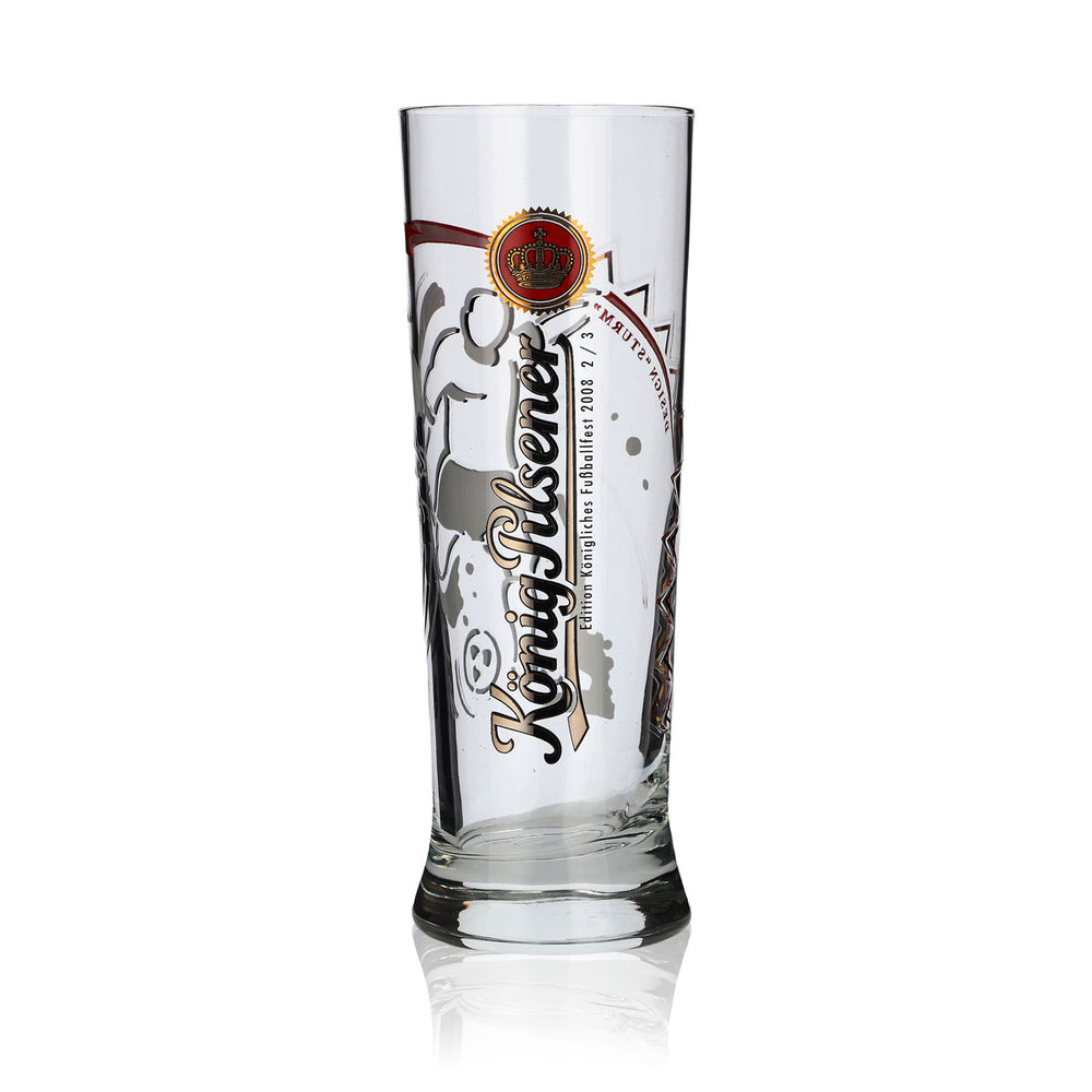 Król Pilsener Szklanka Piwna Edycja 2008 „Sturm” Szklanki do piwa Szklanka Pokal