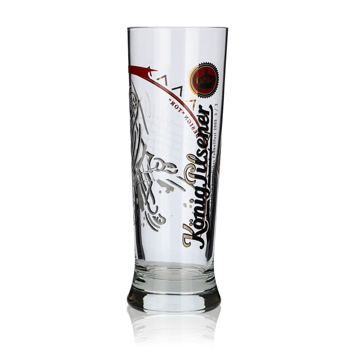 Król Pilsener Szklanka Piwna Edycja 2008 „Bramka” Szklanki do piwa Szklanka Pokal – Widok 2