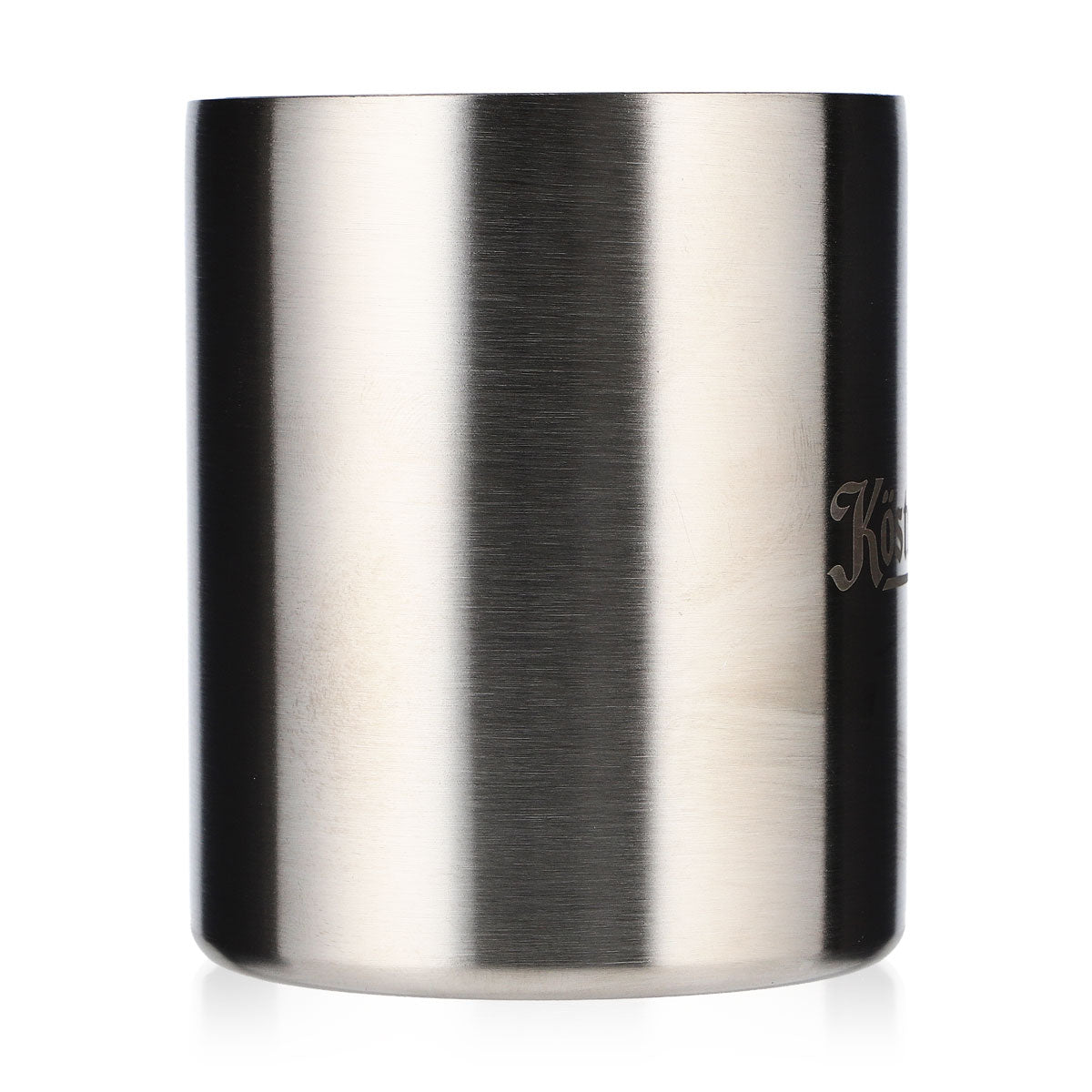 Köstritzer Beer Glass Stainless Steel Mug / Coffee Mug / Cup with Carabiner Handle – Widok 3