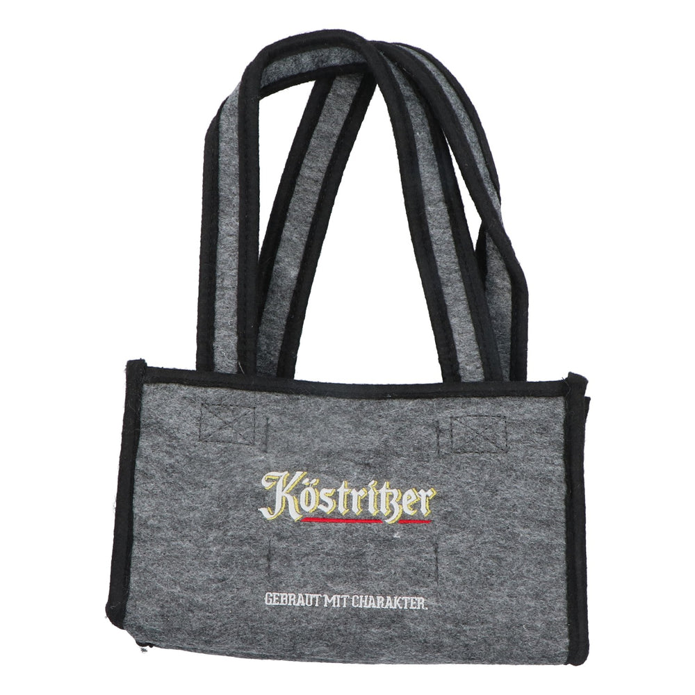 Köstritzer Sixpack – sześciopak butelek 6 sztuk w filcowej torbie na piwo, lato, outdoor