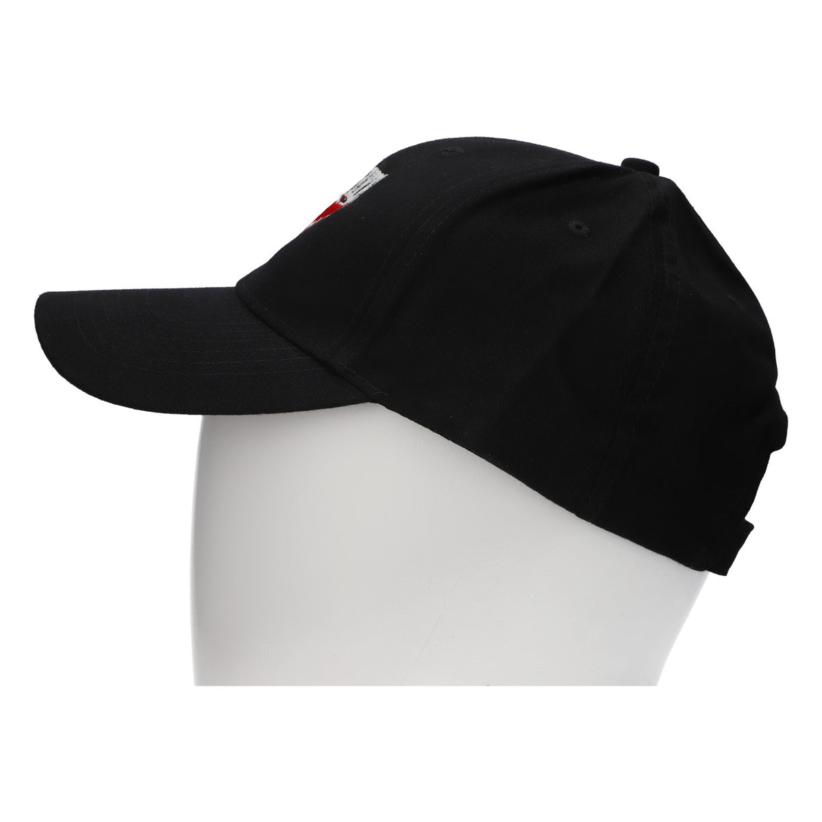 Czapka z daszkiem Kraft Bulls-Eye, czarna, regulowana, bawełniana – Widok 3
