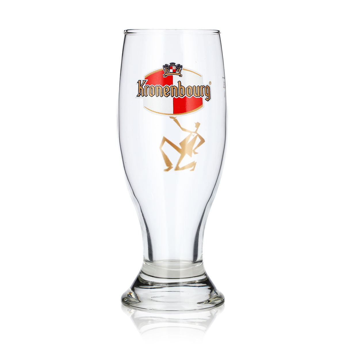 Kronenbourg 1664 – szklanka do piwa 0,25 l, kubek z logo kelnera, szklanka do piwa Willibecher, kufel