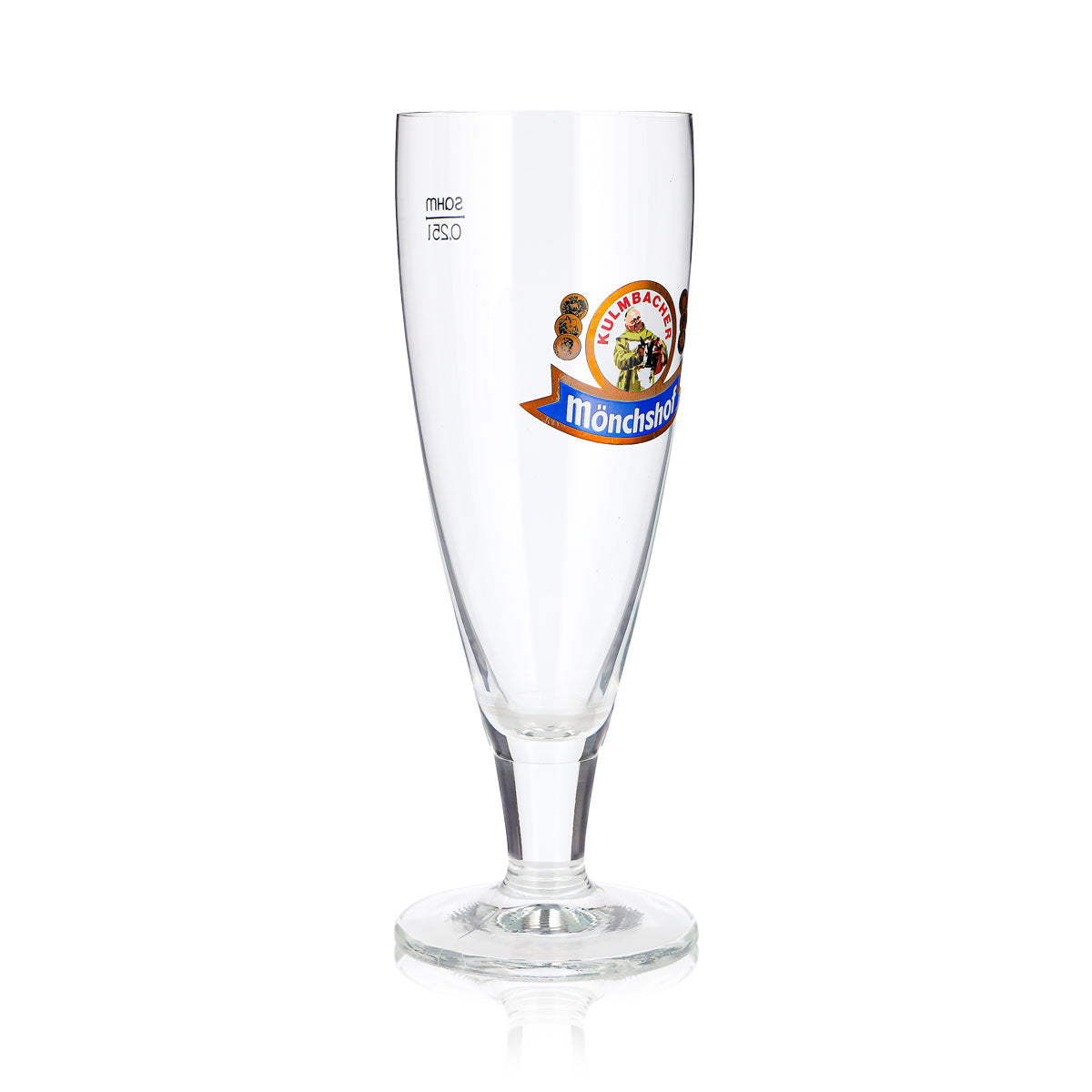Szklanka do piwa Kulmbacher Reichelbräu 0,25 l, puchar Mönchshof Sahm – Widok 3