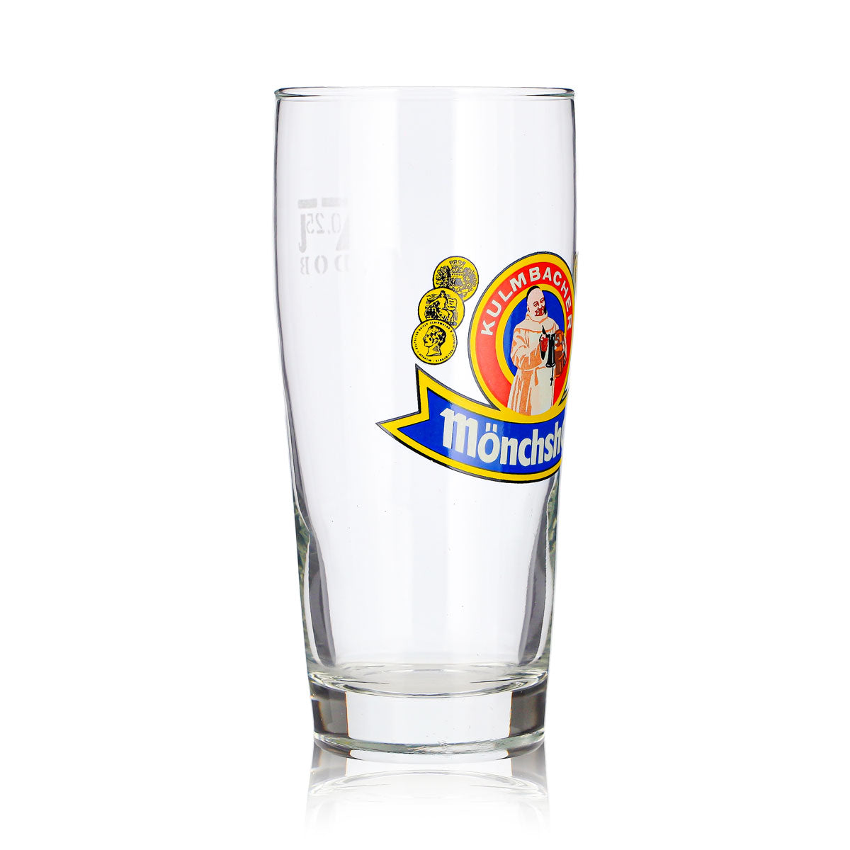 Szklanka do piwa Kulmbacher Reichelbräu 0,25 l, kubek Willi, Mönchshof – Widok 3