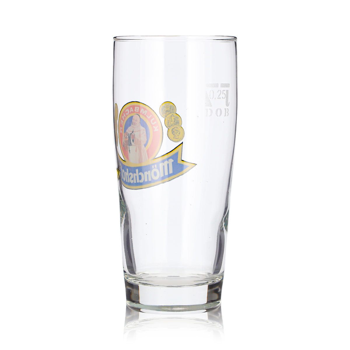 Szklanka do piwa Kulmbacher Reichelbräu 0,25 l, kubek Willi, Mönchshof – Widok 4