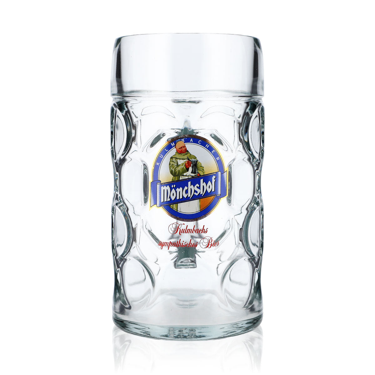 Kufel do piwa Kulmbacher Reichelbräu 1 l Sympatyczne piwo z Kulmbach