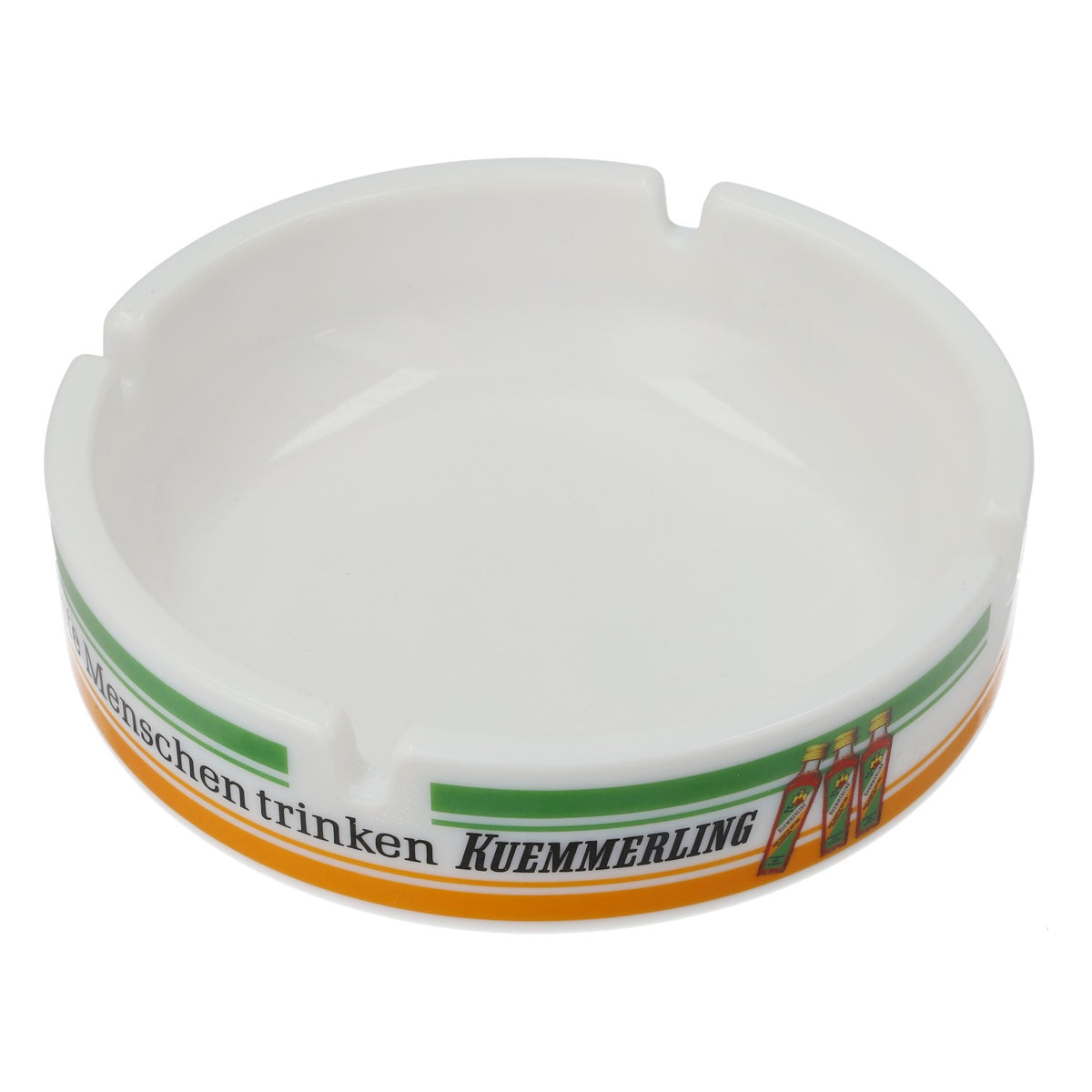 Popielniczka Kümmerling Likör „Nette Menschen…” 14 cm biała duża ceramiczna – Widok 3