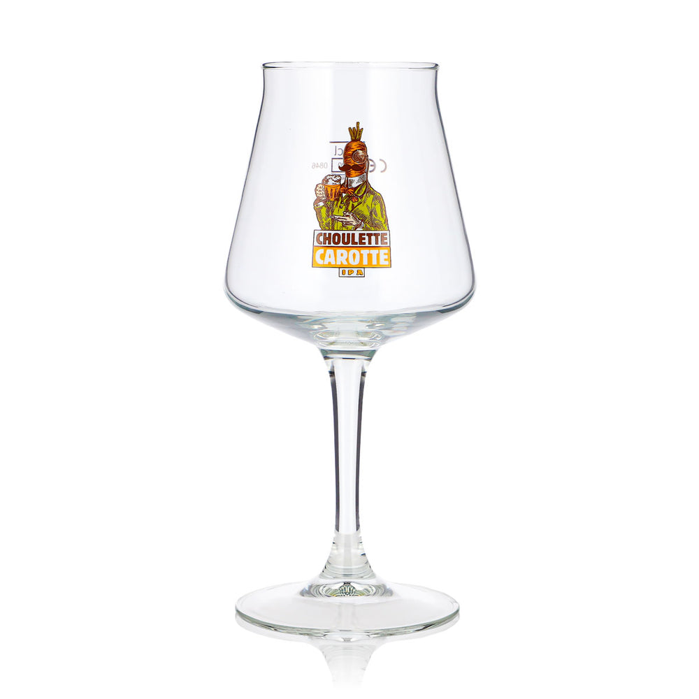 Szklanka do piwa La Choulette 0,25 l, w kształcie tulipana, Choulette Carotte, szklanka degustacyjna do piwa