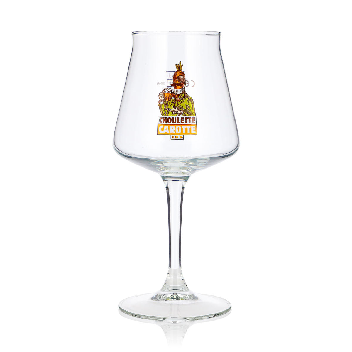 Szklanka do piwa La Choulette 0,25 l, w kształcie tulipana, Choulette Carotte, szklanka degustacyjna do piwa