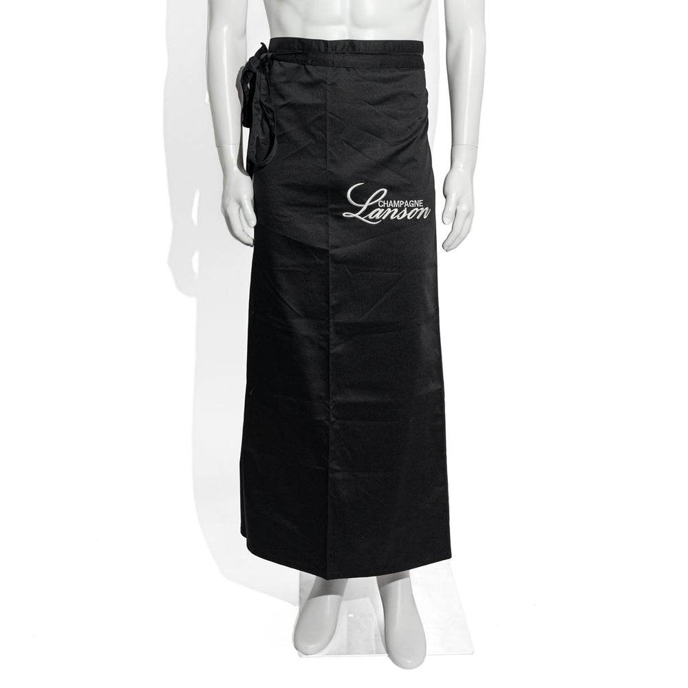 Fartuch barowy Lanson Champagne Fartuch barowy Fartuch bistro Czarny Logo poziome