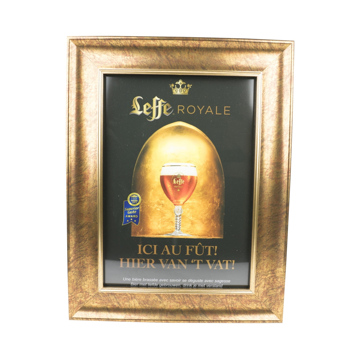 Piwo Leffe obraz 55x43cm LED podświetlany neon Royale światło tablica bar