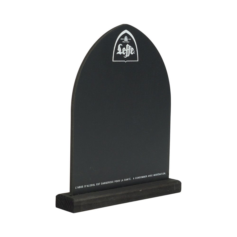 Leffe Beer Chalkboard Table Stand Cards Holder Menu Reserved Sign Bar