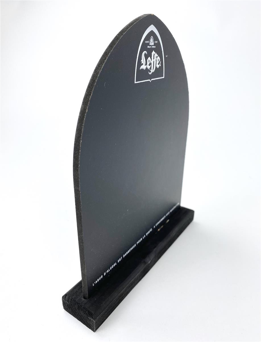 Leffe Beer Chalkboard Table Stand Cards Holder Menu Reserved Sign Bar – Widok 4