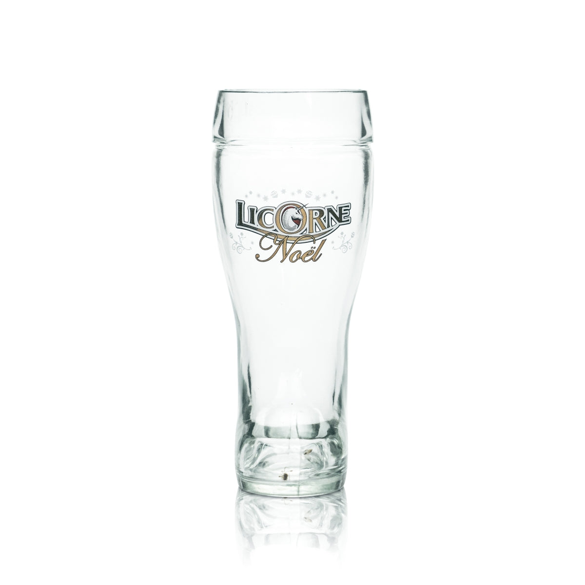 Licorne Noel szklanka 0,25l szklanki do butów piwo świąteczne browar Brasserie Francja – Widok 2