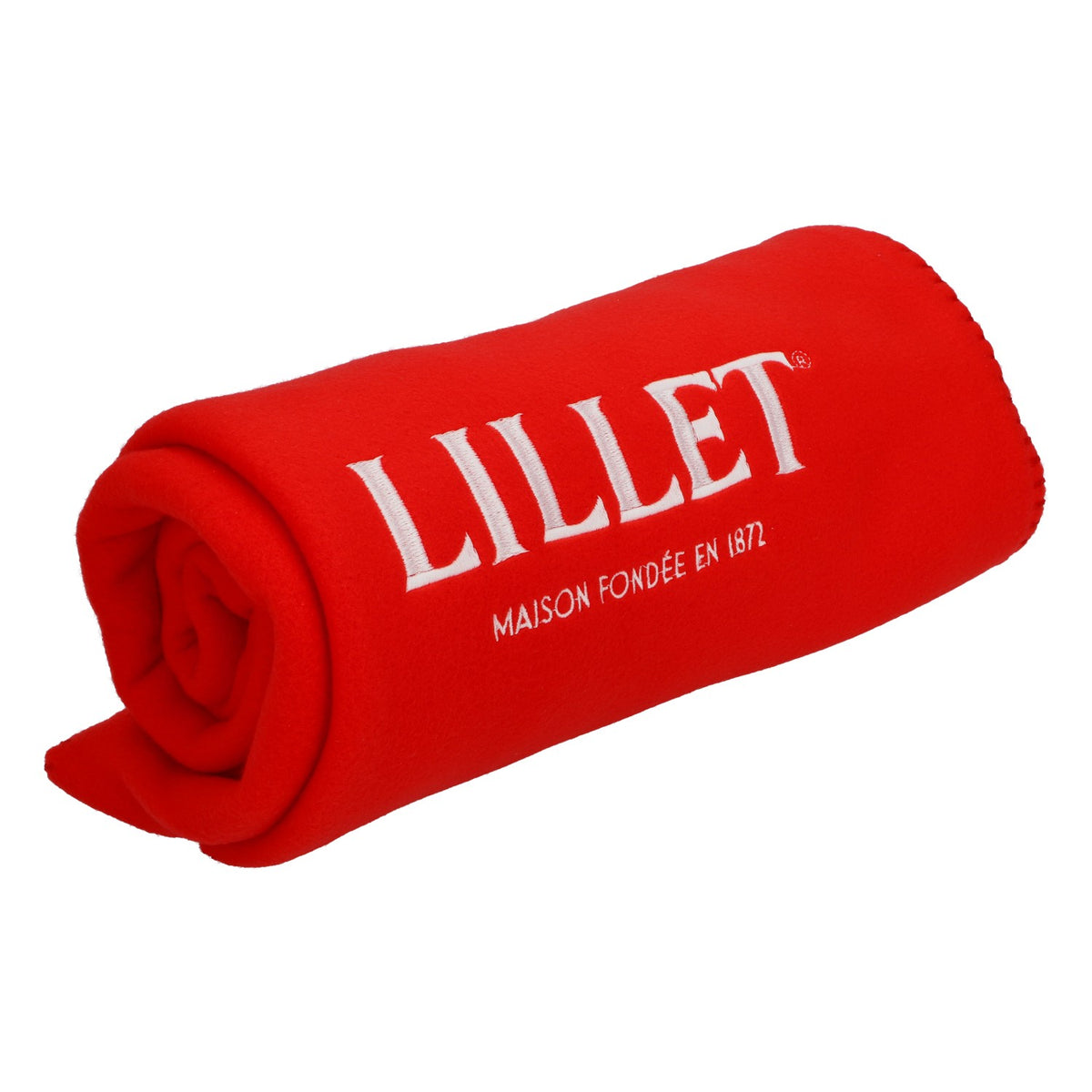 Lillet Aperitif Koc polarowy Koc przytulny Koc plażowy Koc Fließ czerwony