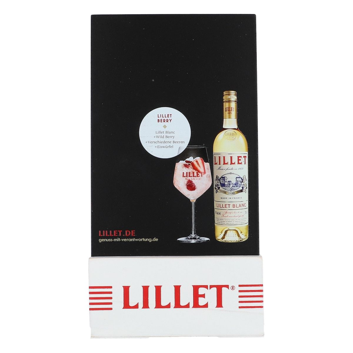 Lillet Stojak stołowy Tablica kredowa Uchwyt na ulotki Stojak na menu Bar – Widok 2