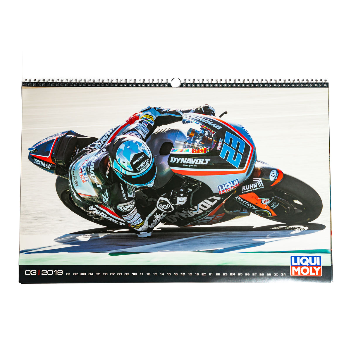 Kalendarz Liqui Moly 57 x 37 cm 2019 Formuła 1 – Widok 2