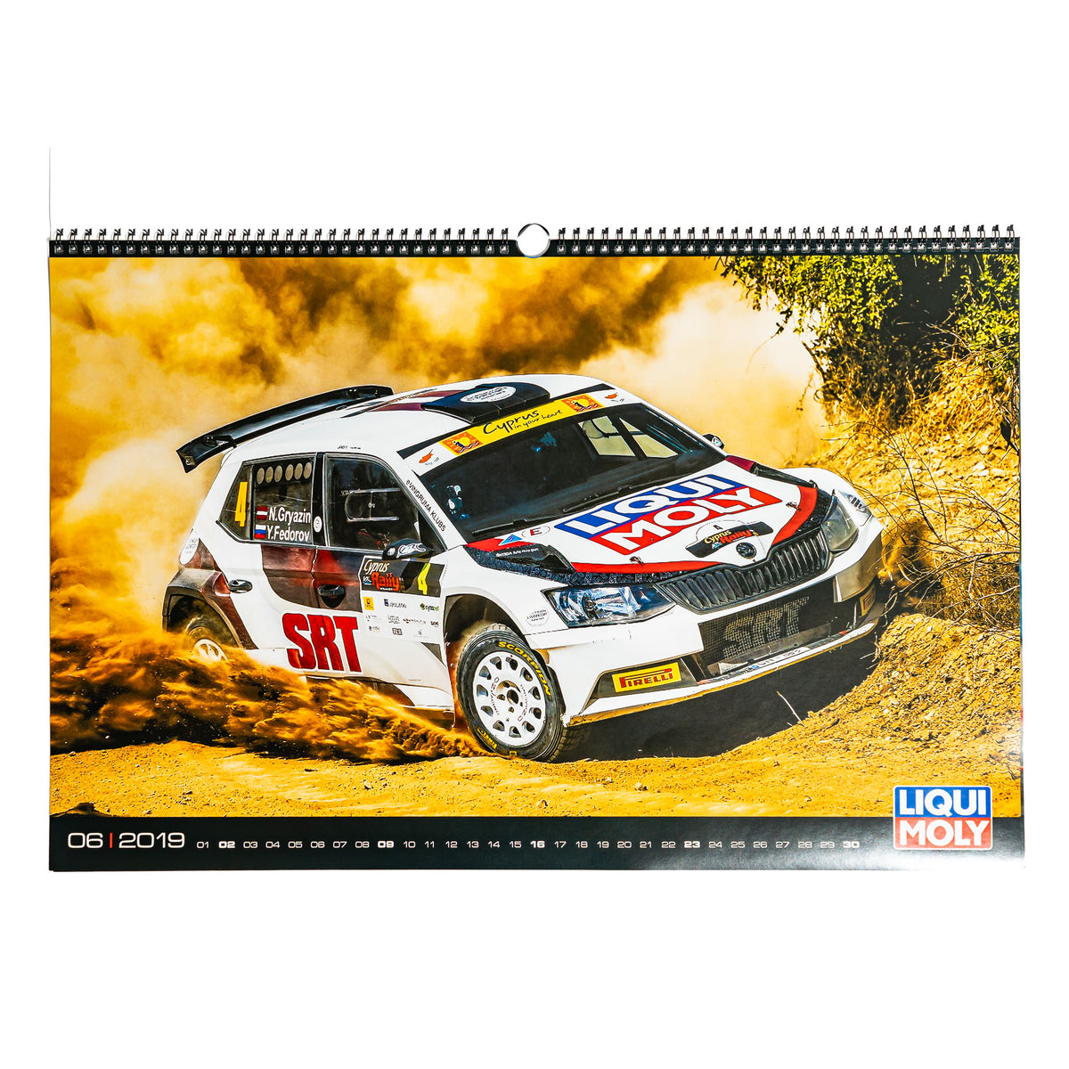 Kalendarz Liqui Moly 57 x 37 cm 2019 Formuła 1 – Widok 4
