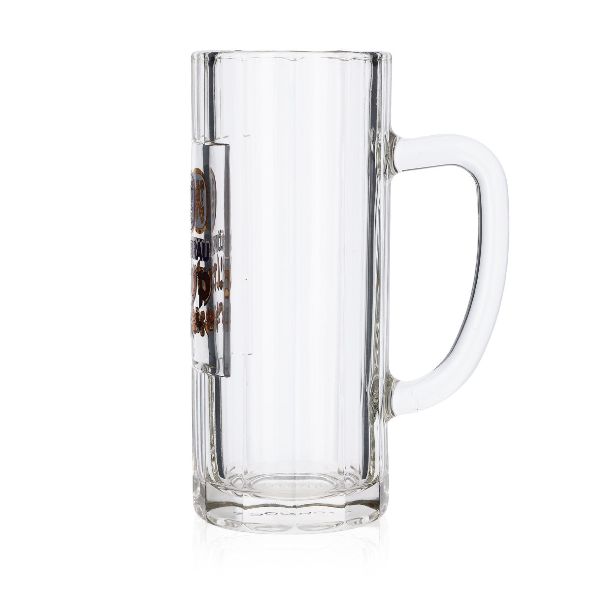 Kufel do piwa Löwenbräu, szkło, 0,3 l, typ Urtyp, kufel Seidel, szklanki browarnicze, Bawaria – Widok 5