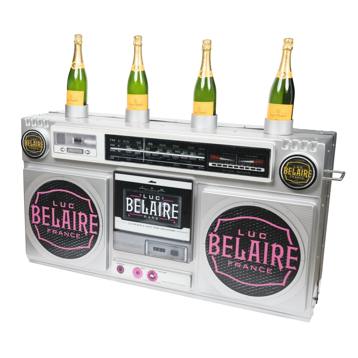 Luc Belaire Glorifier LED XXL Boombox Display Ghettoblaster Stand Deco Bar – Widok 4