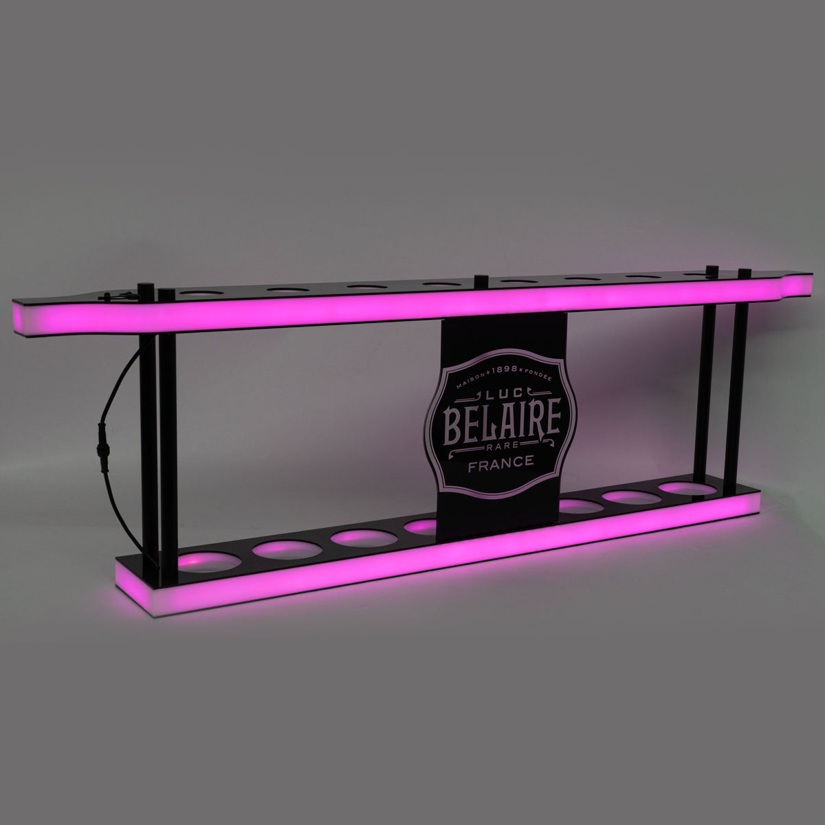 Luc Belaire Glorifier Luminated LED Dual Color 8 butelek Dwupoziomowa dekoracja