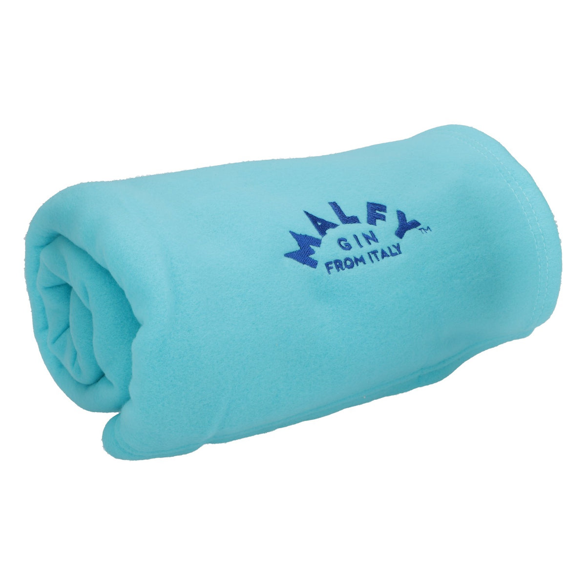 Malfy Gin Koc polarowy Koc przytulny 160x120 cm Jasnoniebieski