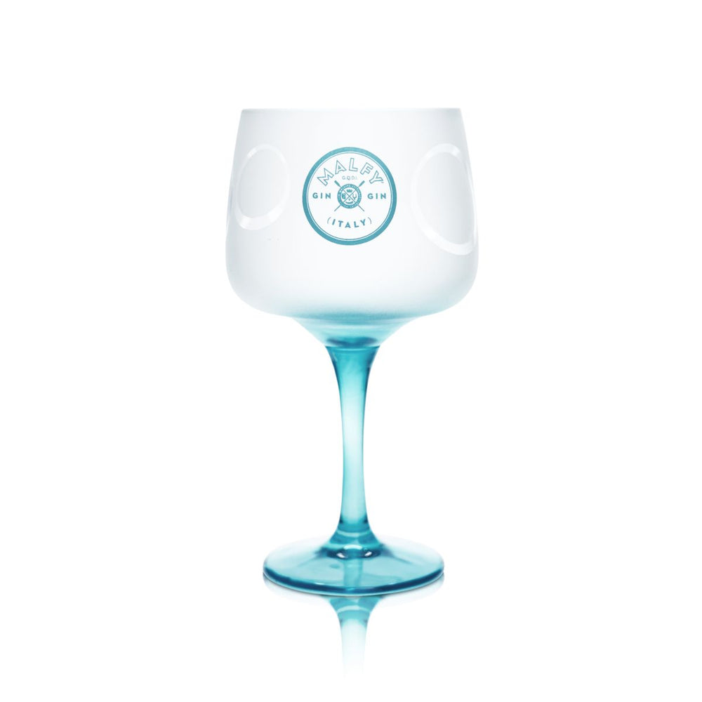 Malfy Gin Glass 0.6l Satynowe szkło balonowe Gin Tonic Aperitif Glasses Frosted Rare