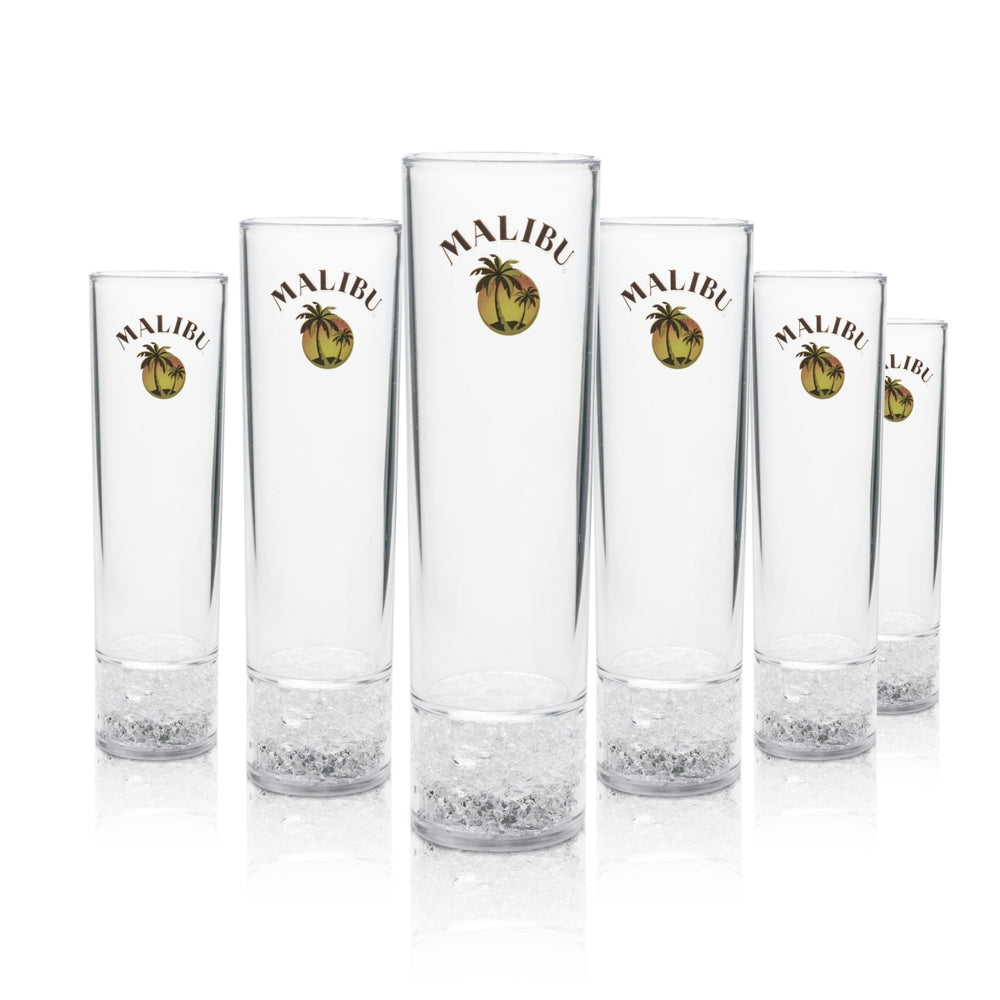 Kieliszek do likieru Malibu 0,2l LED Tumbler Glasses Coconut Strawberry Rum Longdrink Cocktai