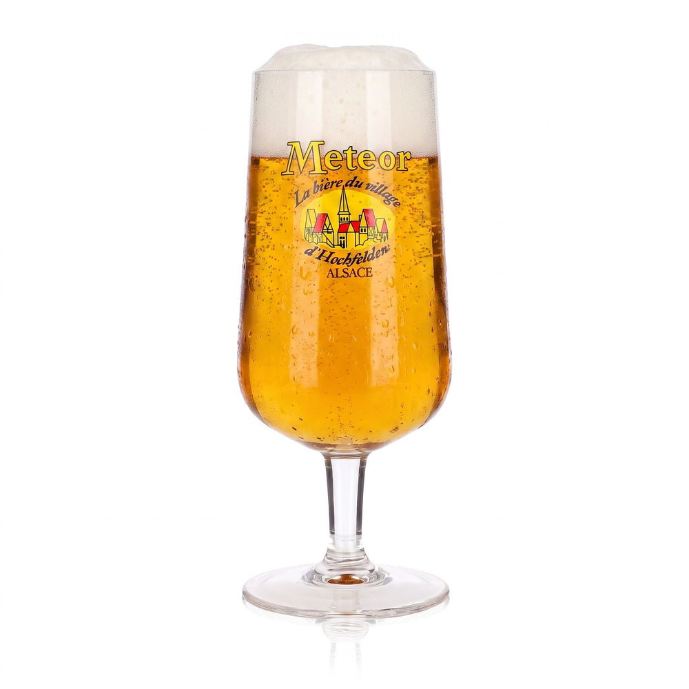 Szklanka do piwa Meteor 0,4 l, puchar „La bière du village”