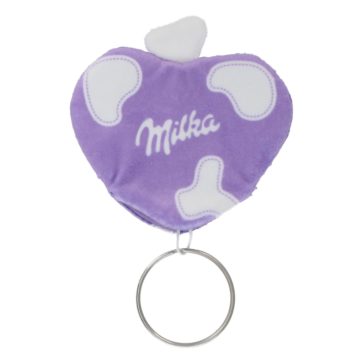 Brelok do kluczy Milka Czekolada Serce Tkanina Fioletowy – Widok 2
