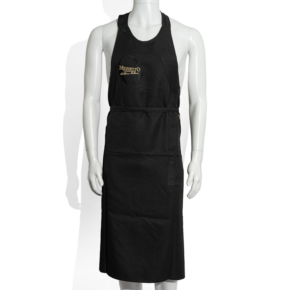 Fartuch kelnerki Mionetto Fartuch kelnerki Fartuch bistro Fartuch serwisowy długi z naszywką Czarny