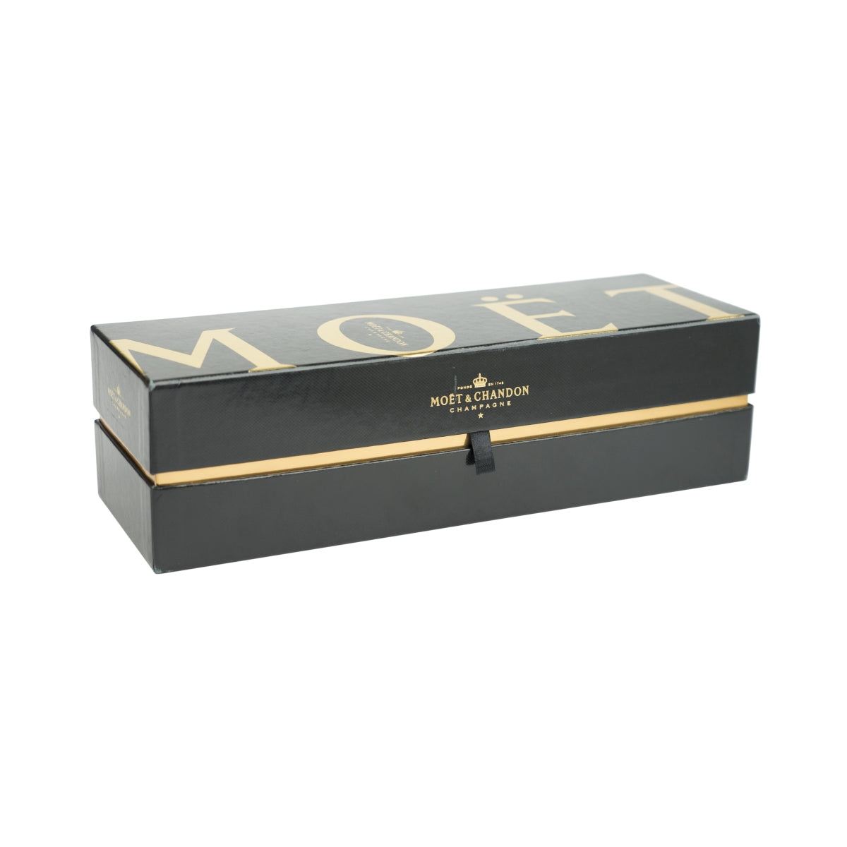 Moet Chandon Champagne pusta butelka 0,7l Swarovski + dekoracja pudełka Pusty Show Bar – Widok 2