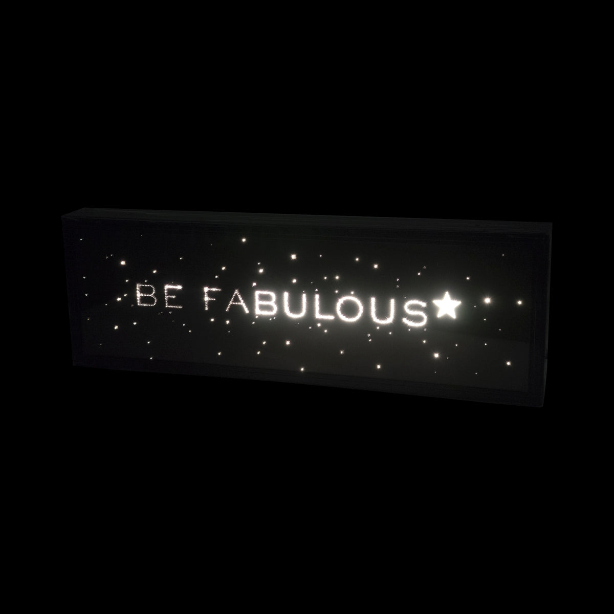 Moet Chandon Champagne podświetlany znak Be Fabulous 90x30 LED zmiana brokatu – Widok 5