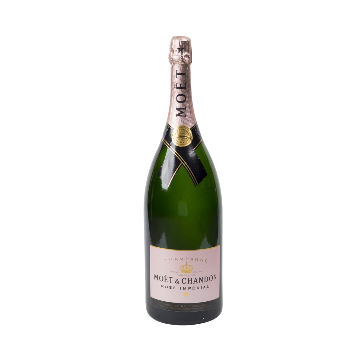 Moet Chandon Champagne Show Bottle 6l EMPTY Rose Decoration Dummy Display EMPTY