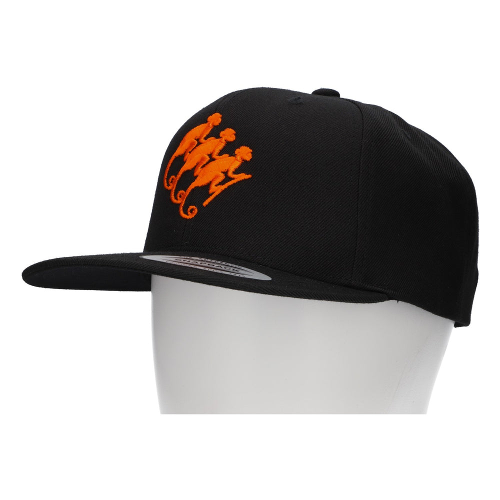 Czapka typu snapback Monkey Shoulder Gin, nowa, z mieszanki tkanin, czarna