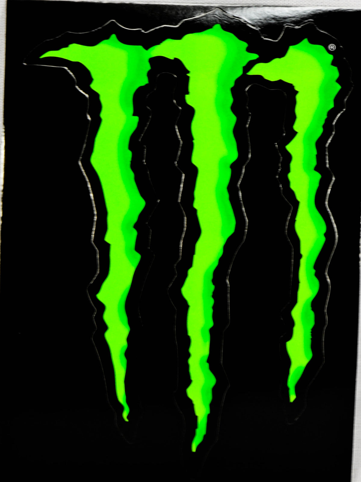 10x naklejki Monster Energy, czarne, 11 x 8 cm, reklama BMX, gadżety – Widok 2
