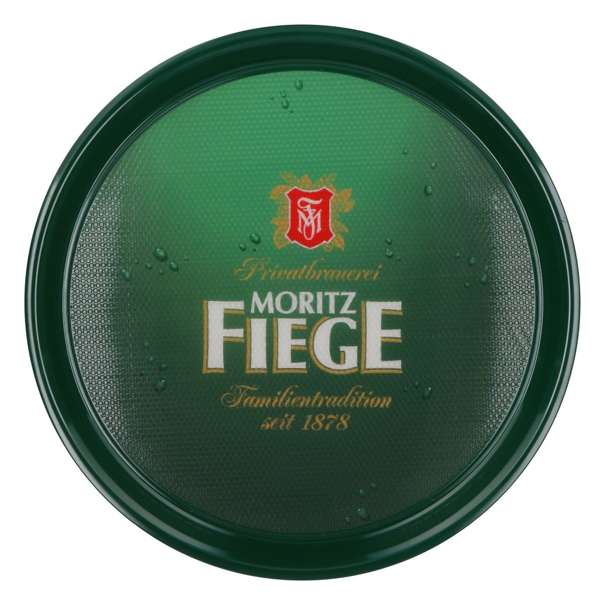 Moritz Fiege Piwo Taca Taca do serwowania Taca kelnerka 37 cm Zielona gumowana
