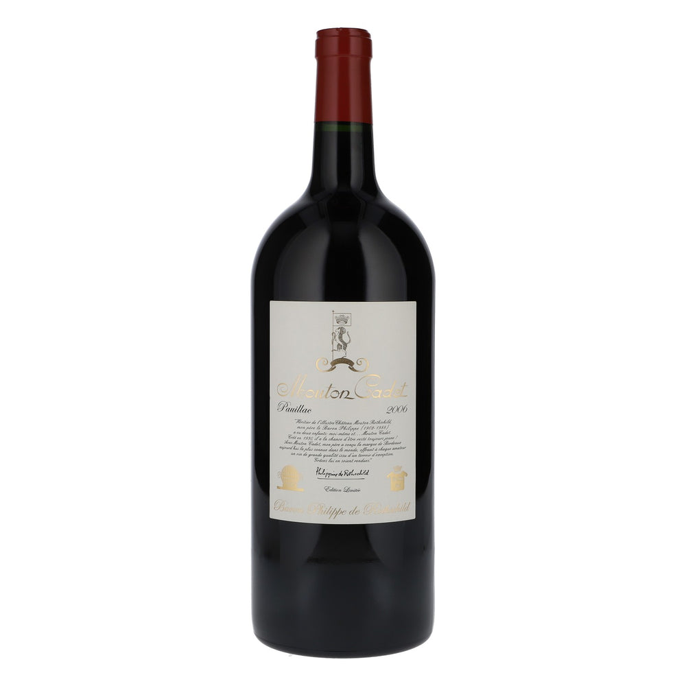 Butelka pokazowa wina Mouton Cadet 3 l Pauillac 2006 – butelka dekoracyjna