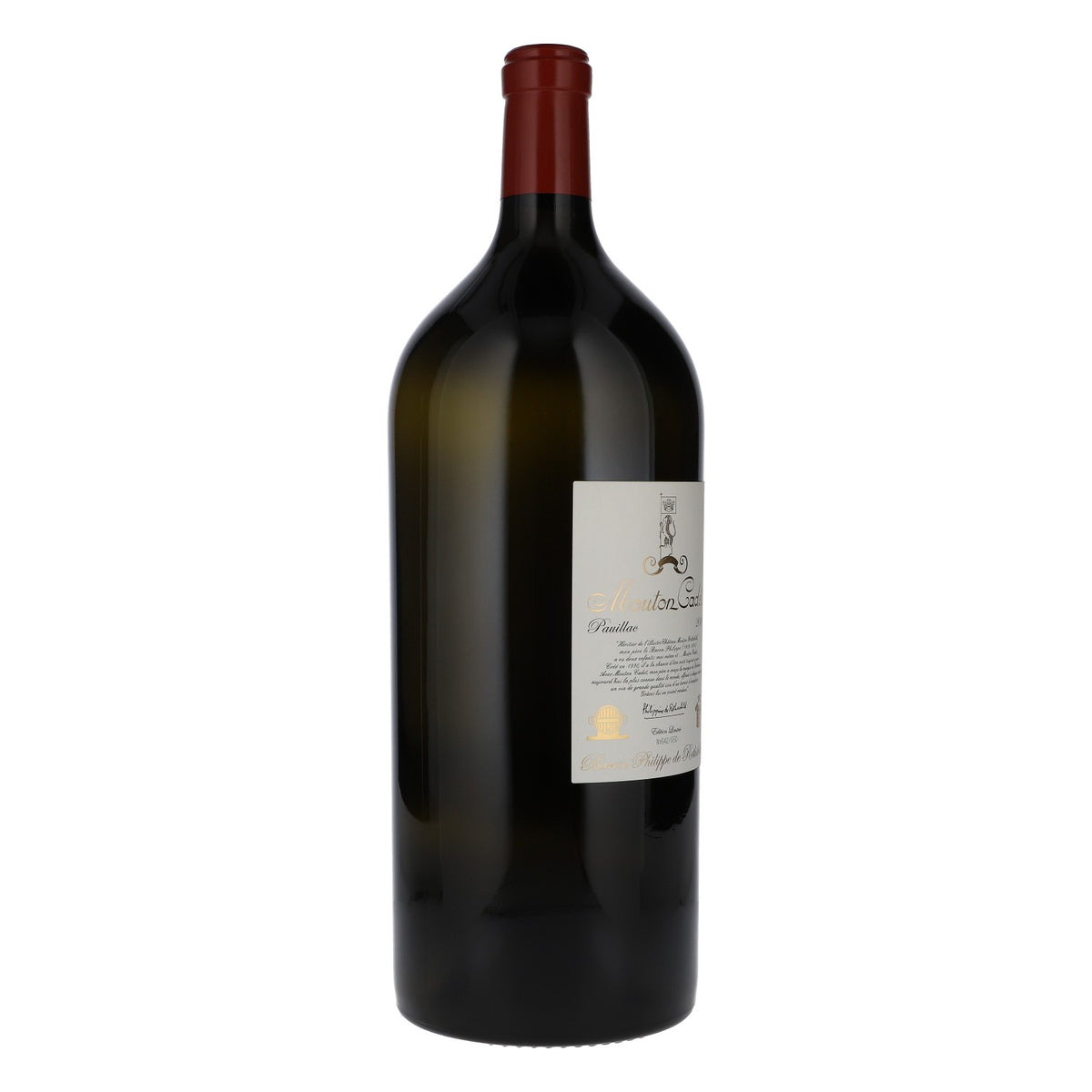 Butelka pokazowa wina Mouton Cadet 5 l Pauillac 2006 – butelka dekoracyjna – Widok 2