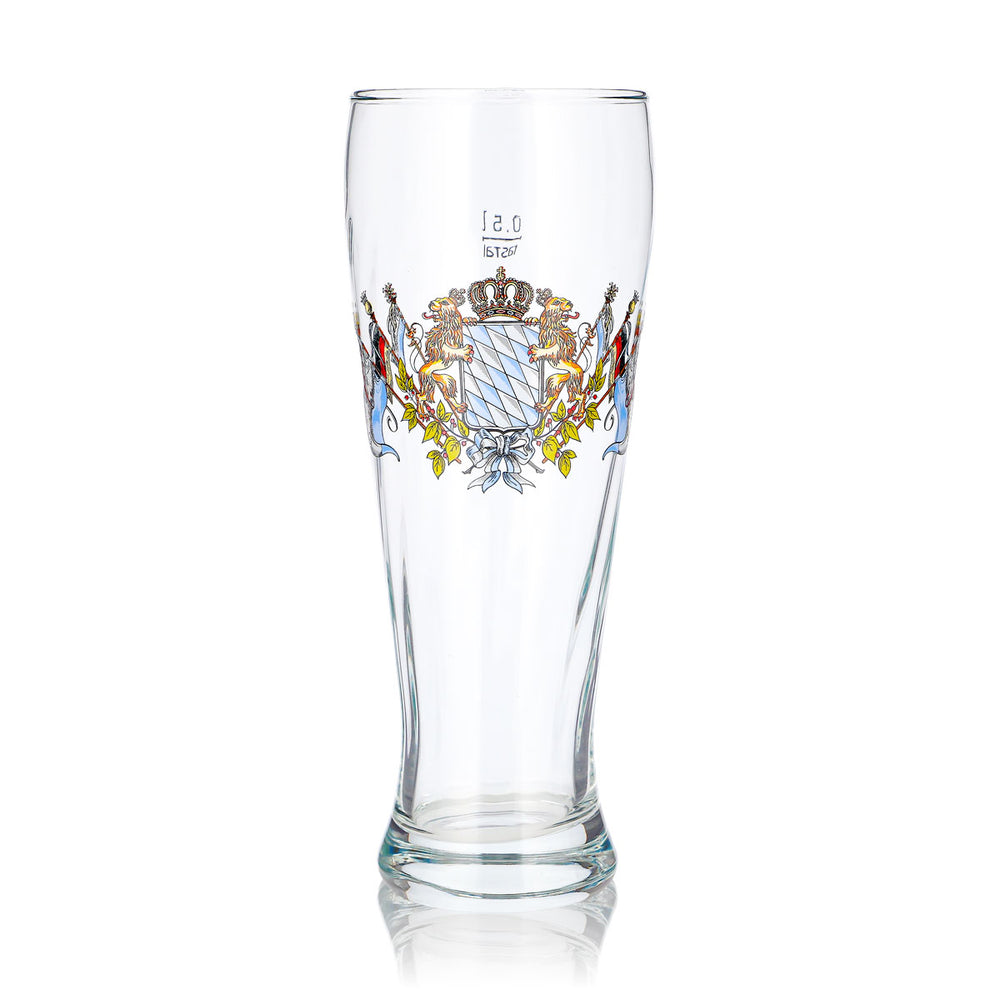 Szklanka do piwa „No Name” 0,5 l, puchar z logo Bawarii, szklanka do piwa pszenicznego Rastal